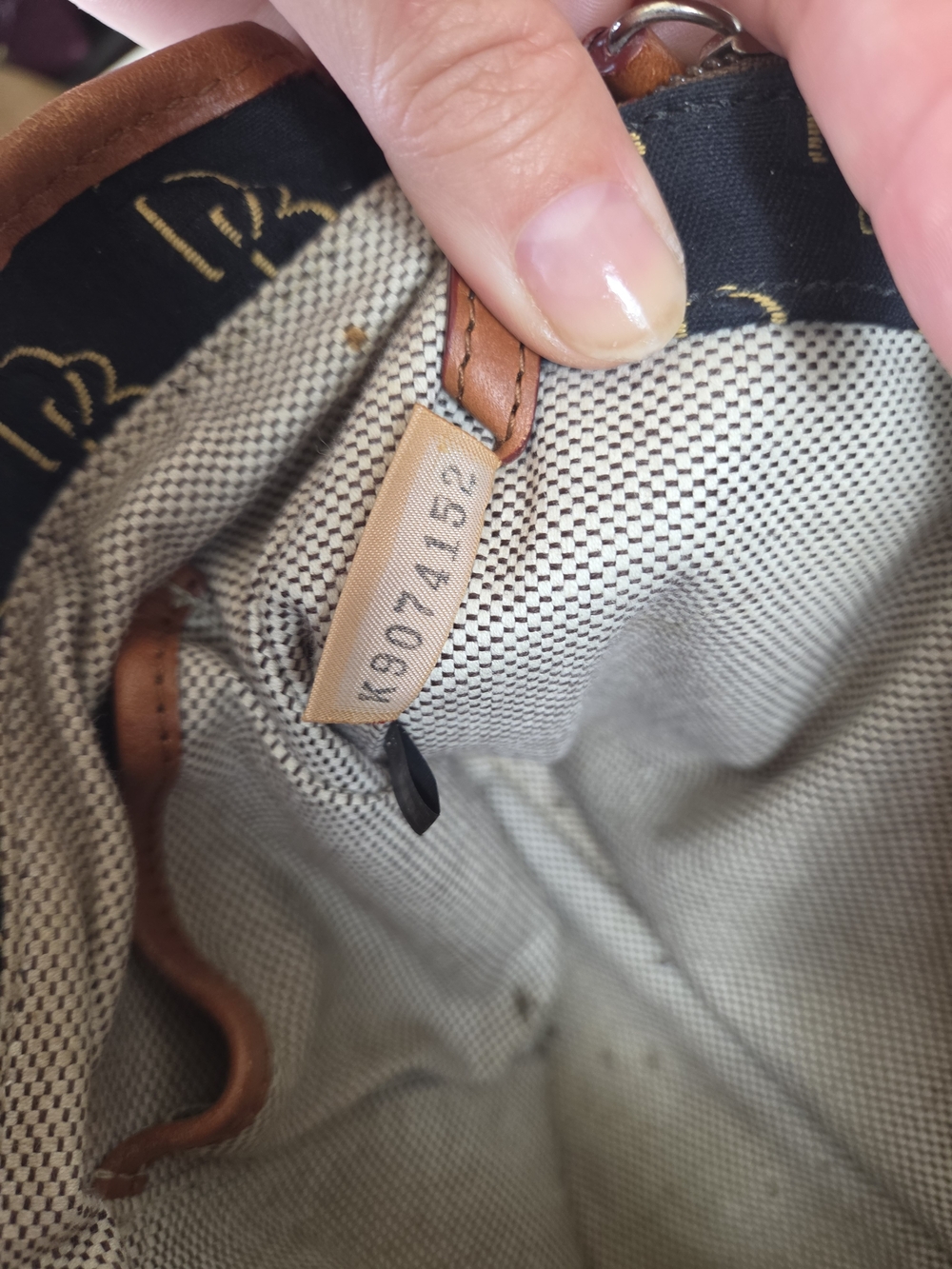 Dooney & Bourke Black Monogram Satchel with Brown Leather Trim - Picture 12 of 16
